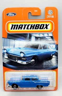 2024 Matchbox 1957 Blue Ford Custom 300 Classic Toy Car New Mattel  - Image 1 of 3