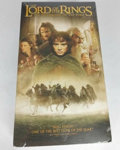 Lord of the Rings Fellowship of the Ring VHS 2001 New Line - Picture 1 of 4