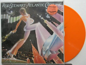 ROD STEWART Atlantic Crossing 1978 DUTCH Orange Vinyl LP SHRINK! Hype Sticker - Picture 1 of 3