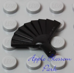 NEW Lego Minifig Black HAND FAN - Flamenco Dancer Asian Kimono Paper Fan Utensil - Picture 1 of 4