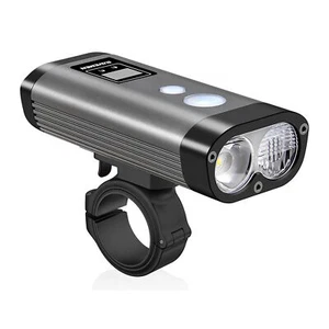 RAVEMEN PR1400 Bike Front Light Headlight LED Runtime Display Dual Lens 5200mAh - Picture 1 of 20