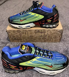 Nike Air Max Plus 3 III Tn Parachute Hyper Royal Crimson Blue Men's Size 10 - Picture 1 of 10