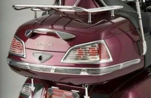 Show Chrome Accessories 01-05 Honda Goldwing GL1800 Clear LED Trunk Brake Lights - Picture 1 of 13