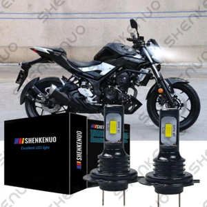 For Yamaha FZ6 2004-2008 2009 - H7 6000K LED Headlight White 2x Bulbs - Picture 1 of 12