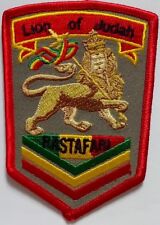 RASTA Lion of Judah Embroidered Patches 3.6"x2.6"  iron-on