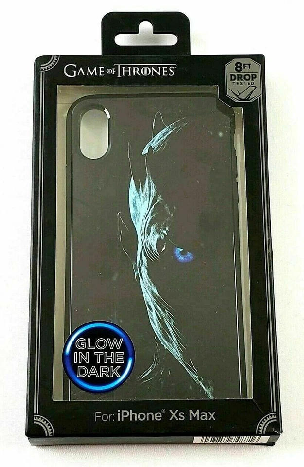 HBO GAME OF THRONES "Night King"  Case Apple iPhone XS Max - Fellowes - Glows Foto 1 de 1