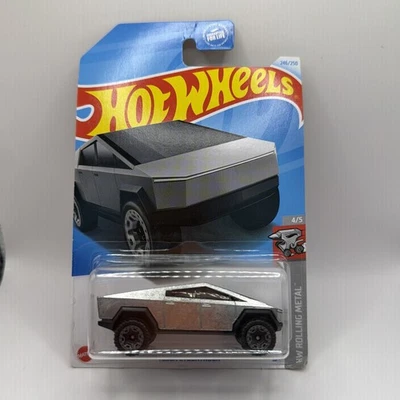 Hot Wheels Tesla Cybertruck Mainline 2024 Hw Rolling Metal Foto 1 de 2