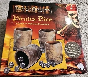 PIRATES OF THE CARIBBEAN WORLDS END PIRATES DICE GAME (BRCF) - Picture 1 of 6