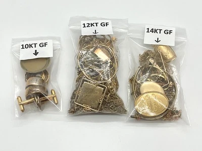 250 克镀金套装 - 10K GF - 12K GF - 14k GF - 全部废品 — 第 1/4 张图片