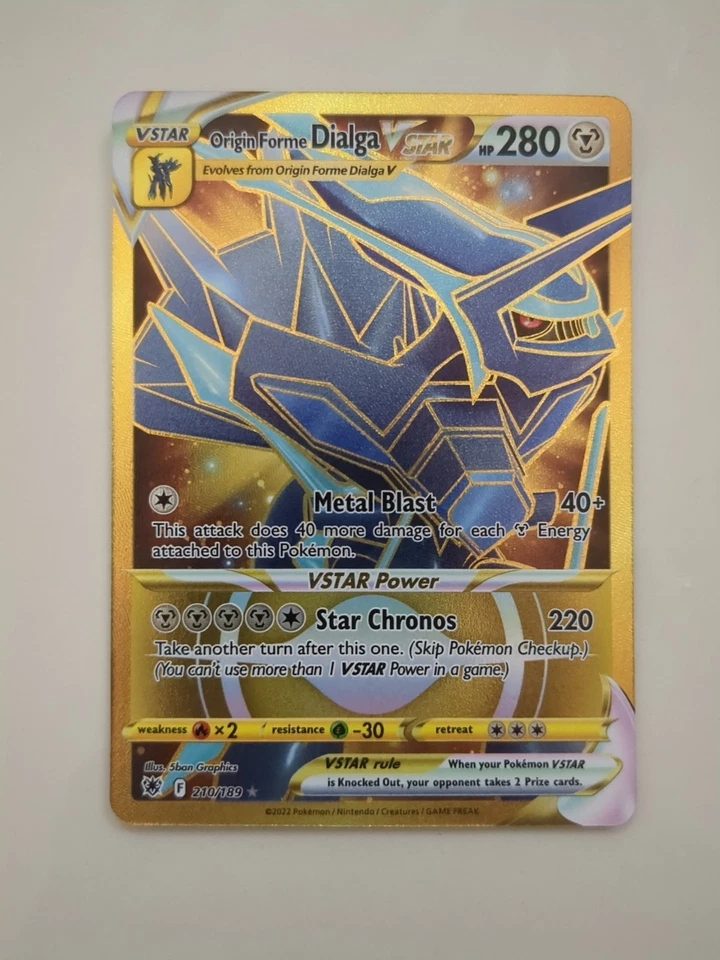 Origin Forme Dialga VSTAR - (Secret) 210/189 Swsh10: Astral Radiance Holo - Image 1 of 4
