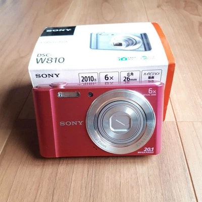 Sony Cyber-shot DSC-W810 Digital Camera Pink Compact New Unused Japan w/ Box JP - Image 1 of 4