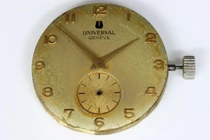 Universal Geneve 260 handwind movement for spares restore - Picture 1 of 3