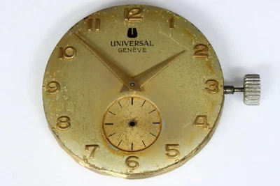 Universal Geneve 260 handwind movement for spares restore - Image 1 of 3