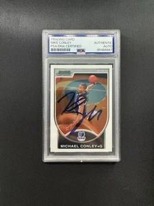 Mike Conley signed autographed 2007 bowman chrome rookie card #113 /2999 PSA/DNA - Picture 1 of 2