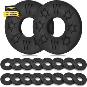 16PCS Guitar Strap Blocks, Guitar Protector Block, Rubber Strap Locks, Black Sil - Picture 1 of 7