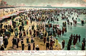 Goldpath: postal de Estados Unidos 1907 ciudad atlántica, par de Nueva Jersey. Hungría, playa, muelle cv879_p20 - Imagen 1 de 2