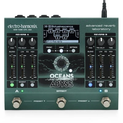 EHX Electro Harmonix Oceans Abyss Advanced Reverb Laboratory, Brand New - Image 1 of 3