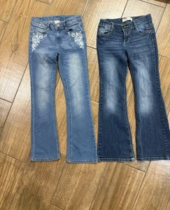 Girls Jeans, Size 8, Two Pair - Picture 1 of 6