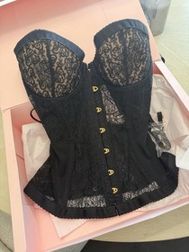 Agent Provocateur Mercy Corset Black, Size 5