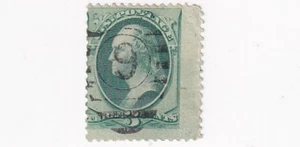 STAMP US SCOTT 147 "Washington" 3 CENT 1870 USED FANCY CANCEL - L - Picture 1 of 1