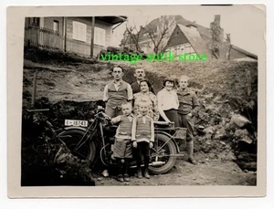 Foto FN Motorrad Oldtimer Familie um 1930 - Bild 1 von 2