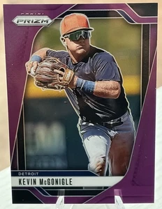 Kevin McGonigle 2025 Panini Prizm #75 Purple Prizm Detroit Tigers /149 - Bild 1 von 2
