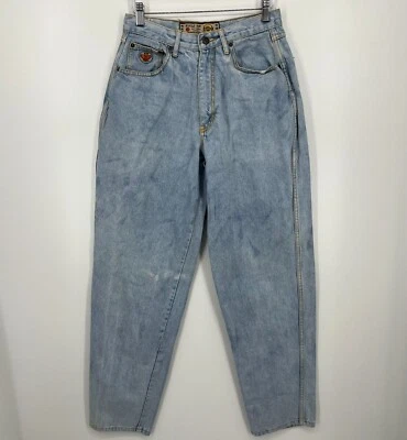 Bugle Boy Jeans Adult Size 30 Blue Light Wash Vtg 90s High Rise Cotton USA - Image 1 of 4
