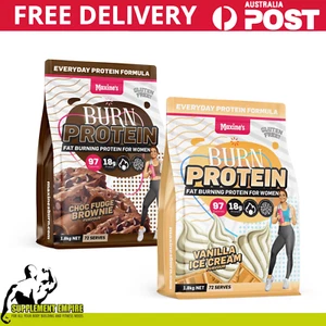 2 x Maxine’s BURN Protein Everyday Protein Fat Burning 1.8Kg 72 serve Twin Pack - Picture 1 of 11