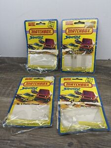 LESNEY MATCHBOX SUPERFAST CARD PACKAGE BLISTER lot of 4