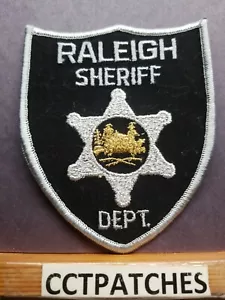 RALEIGH COUNTY, WEST VIRGINIA SHERIFF (POLIZEI) SCHULTERAUFNÄHER WV - Bild 1 von 2