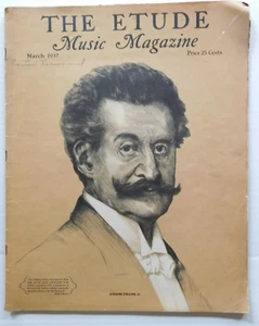 THE ETUDE Music Magazine March 1937 Sibelius Negro folk Stravinsky Vogler - Imagen 1 de 2