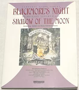 BLACKMORE'S NIGHT SHADOW OF THE MOON JAPAN BAND SCORE BOOK GUITAR TAB - Picture 1 of 11