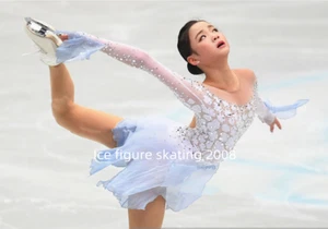 ice figure skating competition dress Gymnastics costume dance Dress dyeing - Picture 1 of 9