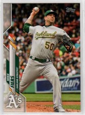 2020 Topps Series 1 Mike Fiers #212 Oakland Athletics