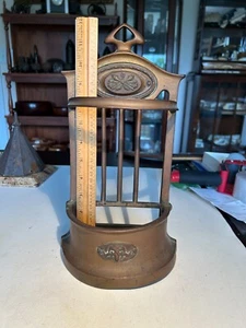 Vintage Neoclassic Style Brass Stick Stand, Fire Tool Holder, Letter Holder - Picture 1 of 9