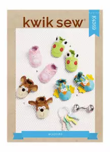 Kwik Sew Ellie Mae Sewing Pattern 4369 0170 K632 Baby Infant Booties Size S-XL - Picture 1 of 1