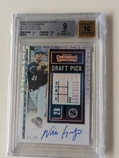 Nick Gonzales 2020 Autograph Contenders #DPT-NG 9/10 BGS 9