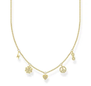 Thomas Sabo KE2123-414-14-L42V Damen Halskette gold UVP: 198,-€ - Picture 1 of 1