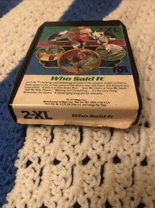 MEGO 1978 2XL TALKING ROBOT 8 TRACK PLAYER TAPE - Who Said It 82207-1 - Picture 1 of 2