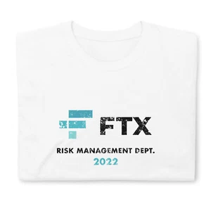 Maglietta FTX Risk Management Dept 2022 vintage scura Crypto Trader regalo - Foto 1 di 13