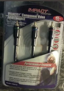 Impact Acoustics Velocity Component Interconnect 6 FT (1.8M) Cables NEW - Picture 1 of 2