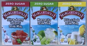Margaritaville Singles To Go Margarita Water Drink Mix Sugar Free - 3 Flavors - Picture 1 of 2
