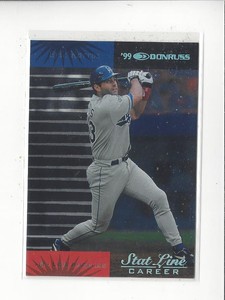 2001 Donruss 1999 Retro Stat Line Career #40 Eric Karros Dodgers /177 