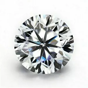 4 Ct Natural White Diamond Round Cut VVS1 D Grade Certified D100 - Picture 1 of 4