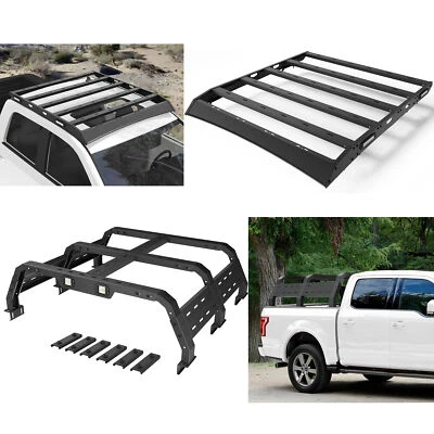 For 2009-2018 Dodge Ram 1500 Steel Bed Rack Cargo Carrier Truck or Roof Rack  Foto 1 de 4