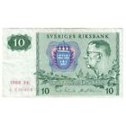 [#634114] Banknote, Schweden, 10 Kronen, 1988, KM: 52e, AU
