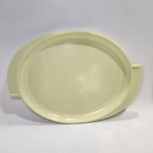 Vintage Boontonware 14.5" Oval Serving Platter Yellow Melmac Melamine Atomic - Picture 1 of 3