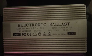 Entrada de fuente de alimentación de lastre electrónico 600 vatios - Imagen 1 de 3