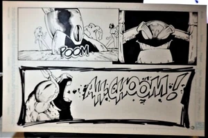 ¿NIRA X ISSUE? PÁGINA 9 ARTE CÓMICO ORIGINAL DE MEDIADOS DE 1990 DE BILL MAUS-ZEN-ENTITY - Imagen 1 de 1