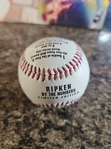 Cal Ripken Jr. By The Numbers 1995 Burger King Souvenir Baseball Ball - Picture 1 of 4